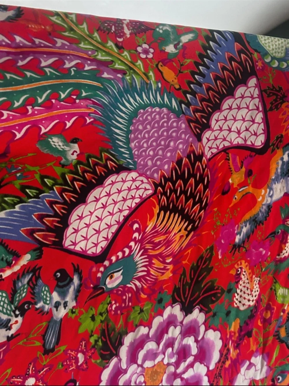 Vibrant women’s silk Scarf